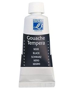 Photo Tube de gouache - 20 ml - Noir LEFRANC et BOURGEOIS (Peinture)