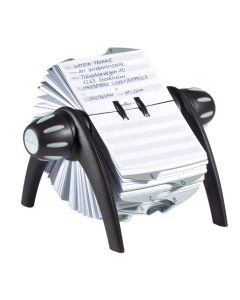 Photo DURABLE : Fichier rotatif  pour cartes de visite - TELINDEX Flip 2416-01