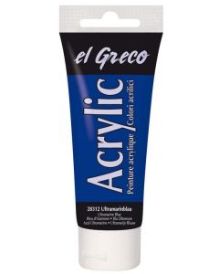 Peinture acrylique EL Greco - 75 ml - Bleu ultramarine KREUL Image