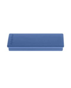 Photo Lot de 10 Aimants rectangulaires - 55 x 22 mm - Bleu foncé : MAGNETOPLAN 1665114