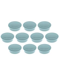 Photo Lot de 10 Aimants ronds - 40 mm - Bleu : MAGNETOPLAN 1662003