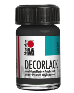 Photo MARABU : Vernis acrylique - Decorlack - 15 ml - Noir 1