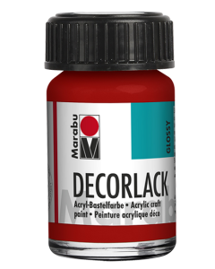 Photo MARABU : Vernis acrylique - Decorlack - 15 ml - Rouge cerise