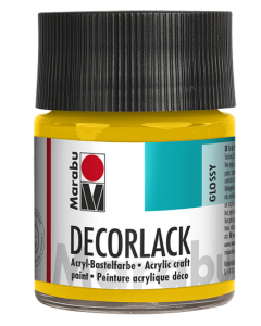 Photo MARABU : Vernis acrylique - Decorlack - 50 ml – Jaune moyen