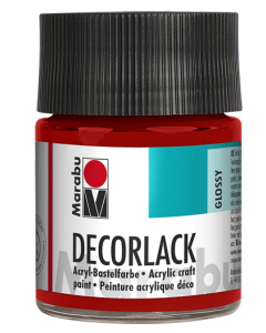 Photo MARABU : Vernis acrylique - Decorlack - 50 ml - Rouge cerise