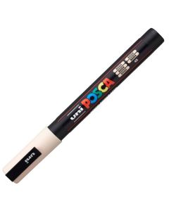 Marqueur peinture Posca PC 3M - Beige UNI-BALL photo