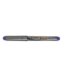 Photo PILOT 281686 : Stylo plume jetable V-Pen Silver - Violet