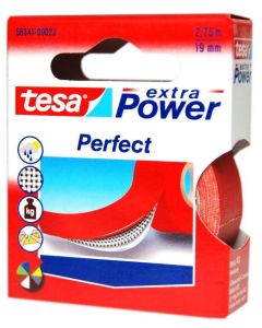 Photo TESA : Ruban adhésif en toile extra Power - fixation rouge 56341
