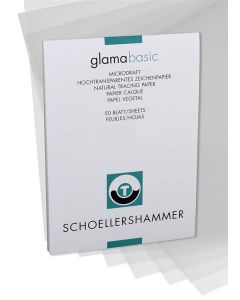 Bloc de Papier calque 90 g - 297 x 420 mm A3 SCHOELLERSHAMMER Lot de 50