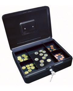 Photo WEDO : Caissette à monnaie Noir - 300 x 240 mm