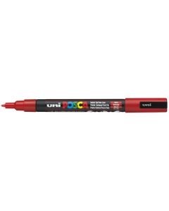 Marqueur Peinture Posca PC 3M - Pointe conique fine - Rouge UNI-BALL image
