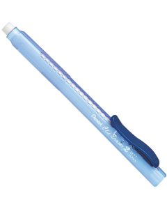 Photo Stylo gomme - Bleu transparent : PENTEL Clic Eraser 2 (ZE11T-C)