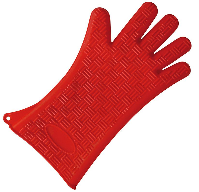 Gant de protection thermique en silicone - Rouge HYGOSTAR Heatblocker