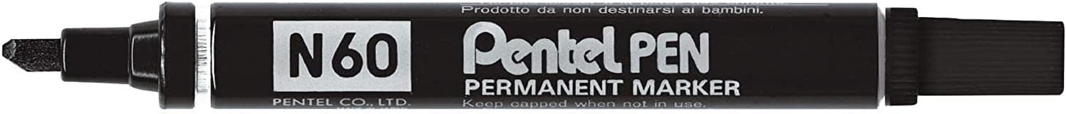 Marqueur permanent N60 - Noir PENTEL N60-AE Dessin et écriture