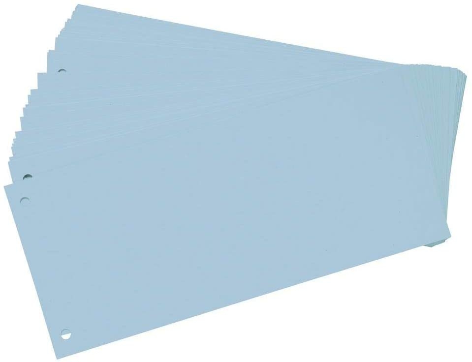 Intercalaire rectangle bleu pour classeur
