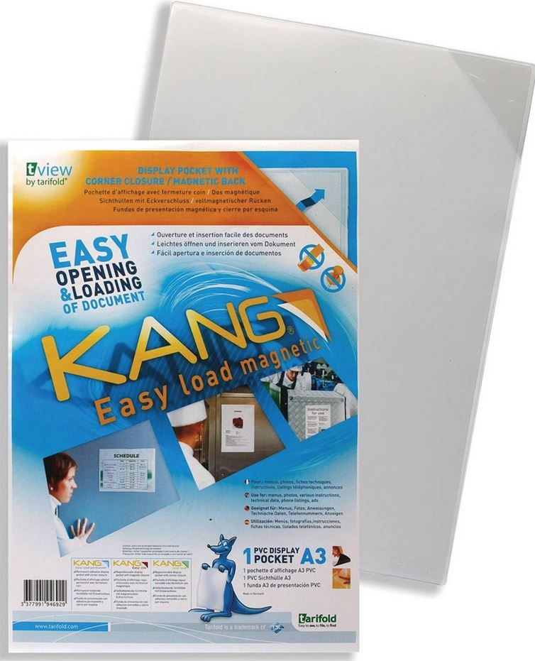 Cadre d'affichage magnétique - A3 TARIFOLD Kang Easy Load