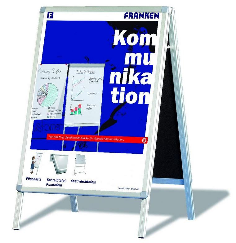 Panneau d'Affichage Stop Client A2 - 420 x 594 mm FRANKEN Standard BSA2