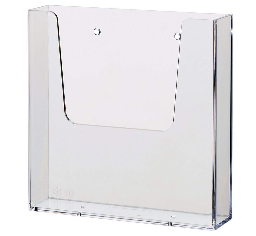 Porta-brochure Da Tavolo Helit - 4 Compartimenti Per Formato A5 Verticale, Infrangibile E Moderno